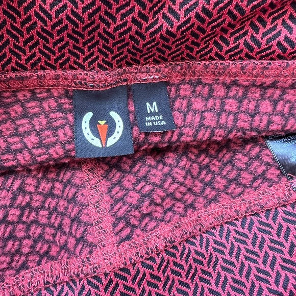 Kerrits Fleece Lite II Knee Patch Herringbone Tight size Medium - Picture 7 of 7